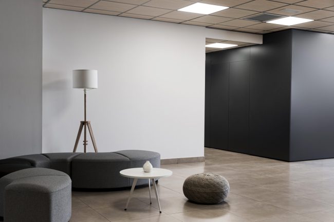 Minimal empty room - with electrical services